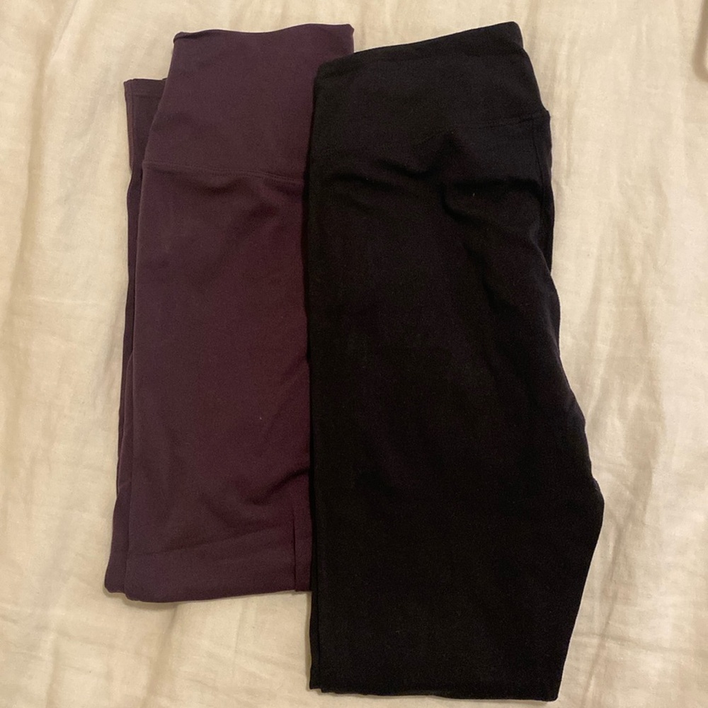 Two pair of American Giant leggings size 4